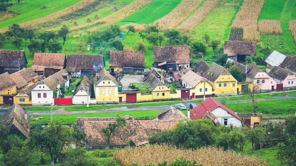 Saxon village, Transilvania