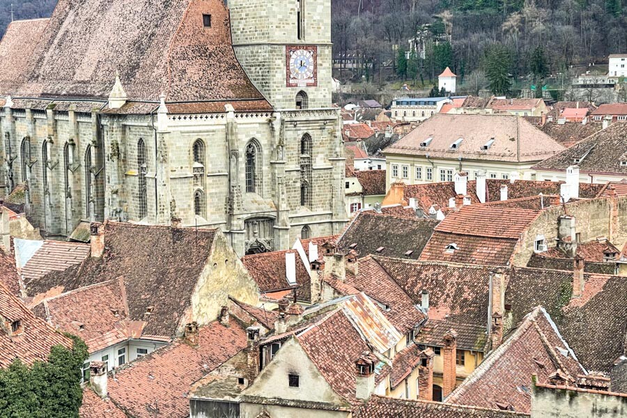 Aerial view of Sibiu