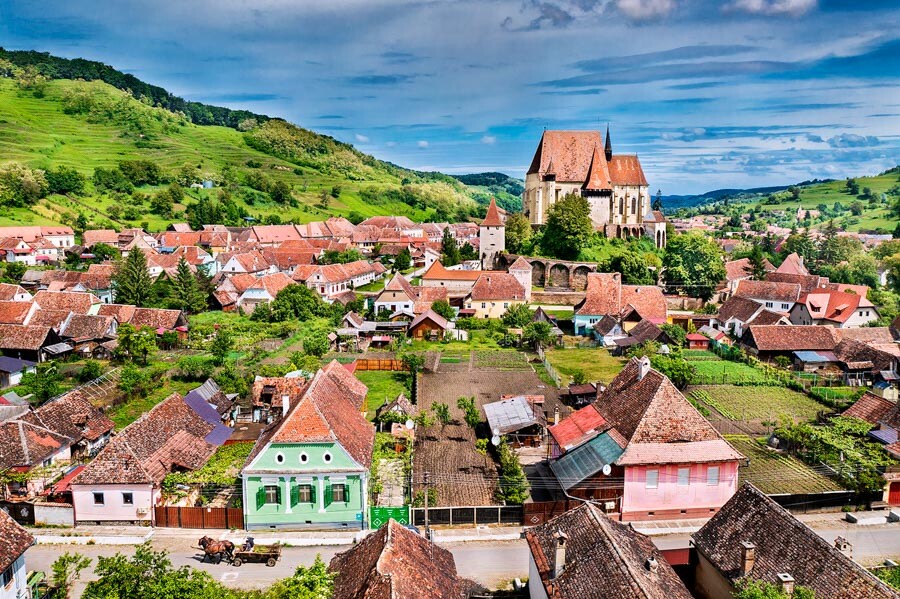 Biertan Village and Church